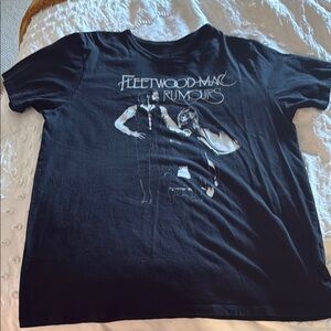 Free People Band tee Fleetwood Mac Rumours Black T-Shirt